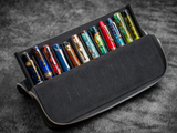 (New!)Galen Magnum Opus 12-Slot Zippered/Magnetic Hard Pen Case with Removable Pen Tray - Premium  from Federalist Pens and Paper - Just $159! Shop now at Federalist Pens and Paper