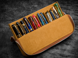 (New!)Galen Magnum Opus 12-Slot Zippered/Magnetic Hard Pen Case with Removable Pen Tray - Premium  from Federalist Pens and Paper - Just $159! Shop now at Federalist Pens and Paper