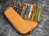 (New!)Galen Magnum Opus 12-Slot Zippered Hard Pen Case with Removable Pen Tray - Premium  from Federalist Pens and Paper - Just $159! Shop now at Federalist Pens and Paper