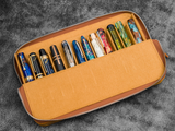 (New!)Galen Magnum Opus 12-Slot Zippered/Magnetic Hard Pen Case with Removable Pen Tray - Premium  from Federalist Pens and Paper - Just $159! Shop now at Federalist Pens and Paper