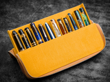 (New!)Galen Magnum Opus 12-Slot Zippered/Magnetic Hard Pen Case with Removable Pen Tray - Premium  from Federalist Pens and Paper - Just $159! Shop now at Federalist Pens and Paper