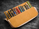 (New!)Galen Magnum Opus 12-Slot Zippered/Magnetic Hard Pen Case with Removable Pen Tray - Premium  from Federalist Pens and Paper - Just $159! Shop now at Federalist Pens and Paper