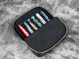 Galen Magnum Opus 6-Slot Zippered/Magnetic Hard Pen Case with Removable Pen Tray - Premium  from Federalist Pens and Paper - Just $109! Shop now at Federalist Pens and Paper