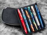Galen Magnum Opus 6-Slot Zippered/Magnetic Hard Pen Case with Removable Pen Tray - Premium  from Federalist Pens and Paper - Just $109! Shop now at Federalist Pens and Paper