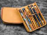 Galen Magnum Opus 6-Slot Zippered/Magnetic Hard Pen Case with Removable Pen Tray - Premium  from Federalist Pens and Paper - Just $109! Shop now at Federalist Pens and Paper