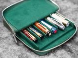 Galen Magnum Opus 6-Slot Zippered/Magnetic Hard Pen Case with Removable Pen Tray - Premium  from Federalist Pens and Paper - Just $109! Shop now at Federalist Pens and Paper