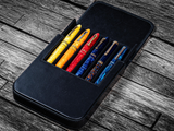 Galen Magnum Opus 6-Slot Zippered/Magnetic Hard Pen Case with Removable Pen Tray - Premium  from Federalist Pens and Paper - Just $109! Shop now at Federalist Pens and Paper
