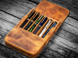 Galen Magnum Opus 6-Slot Zippered/Magnetic Hard Pen Case with Removable Pen Tray - Premium  from Federalist Pens and Paper - Just $109! Shop now at Federalist Pens and Paper