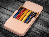 Galen Magnum Opus 6-Slot Zippered/Magnetic Hard Pen Case with Removable Pen Tray - Premium  from Federalist Pens and Paper - Just $109! Shop now at Federalist Pens and Paper