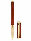 S.T. Dupont Line D Large Firehead Guilloche FP/RB Collection!