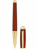 S.T. Dupont Line D Large Firehead Guilloche FP/RB Collection!