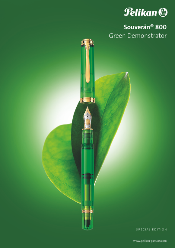 (New!) Pelikan M800 Green Demo FPs - Premium New Pen Brands: from vendor-unknown - Just $615! Shop now at Federalist Pens and Paper
