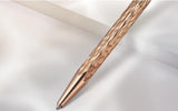 Caran d’Ache Ecridor Venetian Rose Gold Ballpoint Pen and Leather Case Set - Special Edition