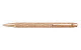 Caran d’Ache Ecridor Venetian Rose Gold Ballpoint Pen and Leather Case Set - Special Edition