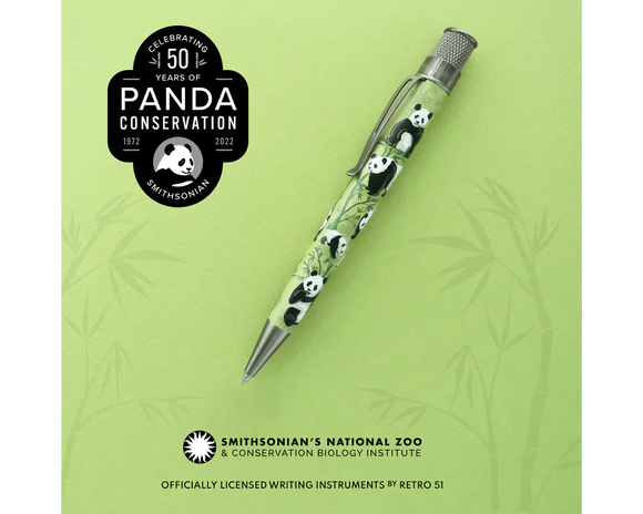 Retro 51 Smithsonian - Panda Rollerball - Premium  from Federalist Pens and Paper - Just $60! Shop now at Federalist Pens and Paper