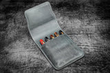 Galen Leather Co. Flap Pen Case for Five Pens