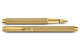 Caran d’Ache Gilded Ecridor Chevron Fountain Pen