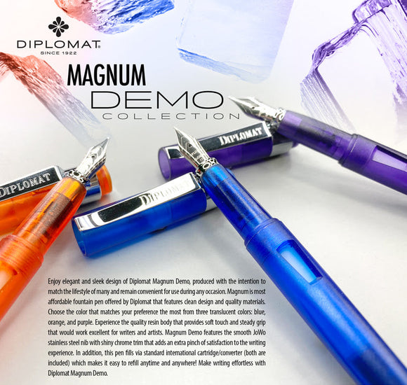 (New!) Diplomat Magnum DEMO FPs - Premium New Pen Brands: from vendor-unknown - Just $29.50! Shop now at Federalist Pens and Paper