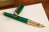 S.T. Dupont Line D Large Firehead Guilloche FP/RB Collection!