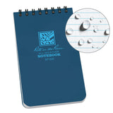 Rite in the Rain 3" x 5" Top Spiral Notebook, Blue