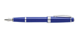 Bailey Light™ Polished Blue Resin Fine Nib Fountain Pen