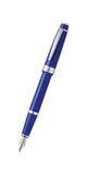 Bailey Light™ Polished Blue Resin Fine Nib Fountain Pen