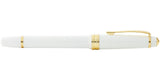 Bailey Light™ Polished White Resin and Gold Tone Extra-Fine Nib Fountain Pen