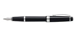 Bailey Light™ Polished Black Resin Medium Nib Fountain Pen