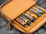 Galen Magnum Opus 6-Slot Zippered/Magnetic Hard Pen Case with Removable Pen Tray - Premium  from Federalist Pens and Paper - Just $109! Shop now at Federalist Pens and Paper