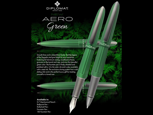 Diplomat Aero BP/RB/MP Pens - Premium New Pen Brands: from vendor-unknown - Just $156! Shop now at Federalist Pens and Paper