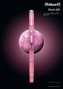 (New!) Pelikan M205 Rose Quartz FPs! - Premium New Pen Brands: from Federalist Pens and Paper - Just $208! Shop now at Federalist Pens and Paper