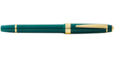 Bailey Light™ Polished Green Resin and Gold Tone Fine Nib Fountain Pen