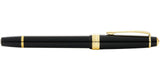 Bailey Light™ Polished Black Resin and Gold Tone Medium Nib Fountain Pen