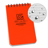 Rite in the Rain 3" x 5" Top Spiral Notebook, Orange