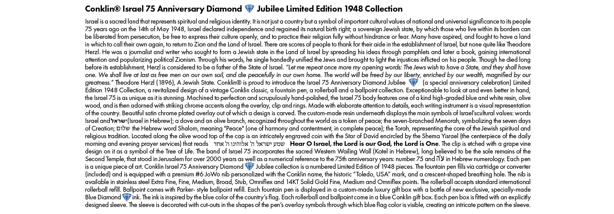 Diamond Pen  Jubilee Gift Shop