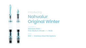 (New!) Nahvalur Original "Winter" Fountain Pen Collection - Premium New Pen Brands: from Federalist Pens and Paper - Just $50! Shop now at Federalist Pens and Paper