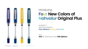 (New!) Nahvalur Original Plus Colors Fountain Pen Collection - Premium New Pen Brands: from Federalist Pens and Paper - Just $55! Shop now at Federalist Pens and Paper