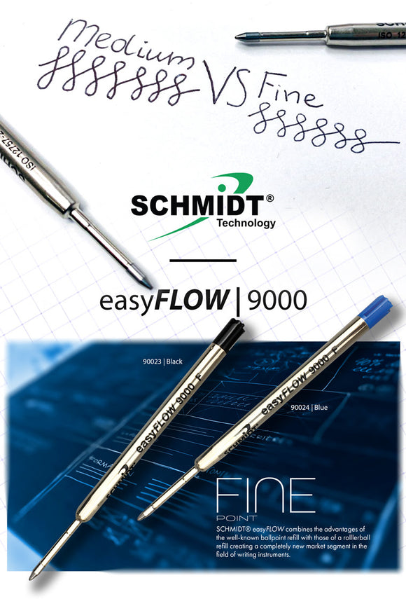 Schmidt 9000 Easy-Flow BP System - Premium Pen Refills/Pen Cases/Accessories from vendor-unknown - Just $6! Shop now at Federalist Pens and Paper