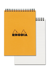 Rhodia #16 Lined Wire-Bound Orange Pads - Premium Paper/Notebooks/etc... from vendor-unknown - Just $7! Shop now at Federalist Pens and Paper