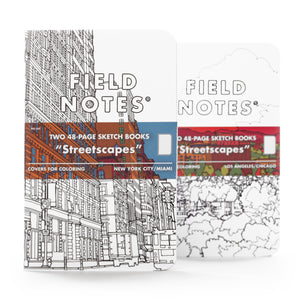 (New!) Field Notes "Streetscapes" Coloring Notebooks! - Premium  from Federalist Pens and Paper - Just $14.95! Shop now at Federalist Pens and Paper