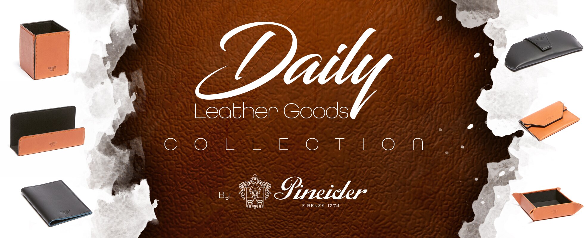 Pineider Men's Power Elegance Leather Bifold Wallet