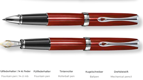 (New!) Red Skyline Pens